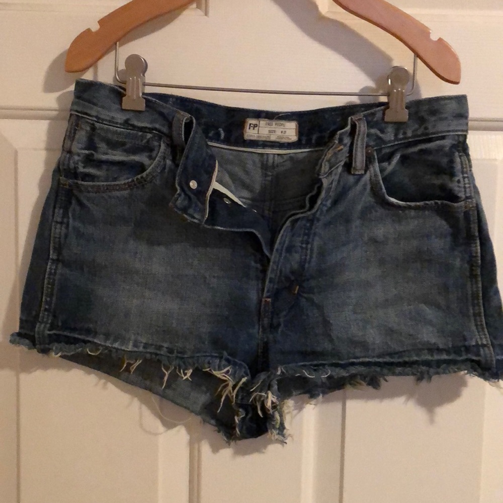 Free People Jean Shorts